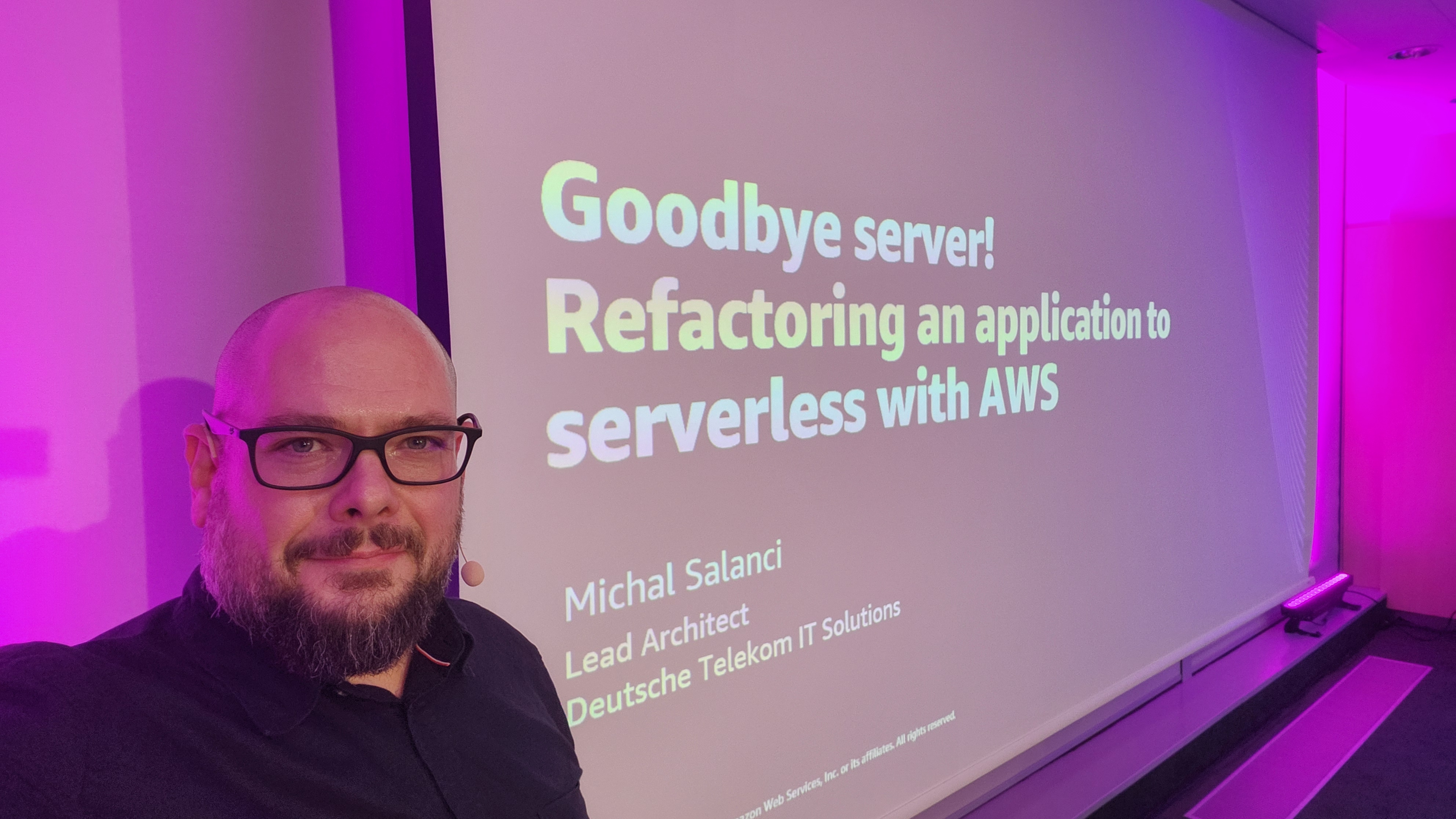 Goodbye server! Refactoring an application to serverless with AWS
