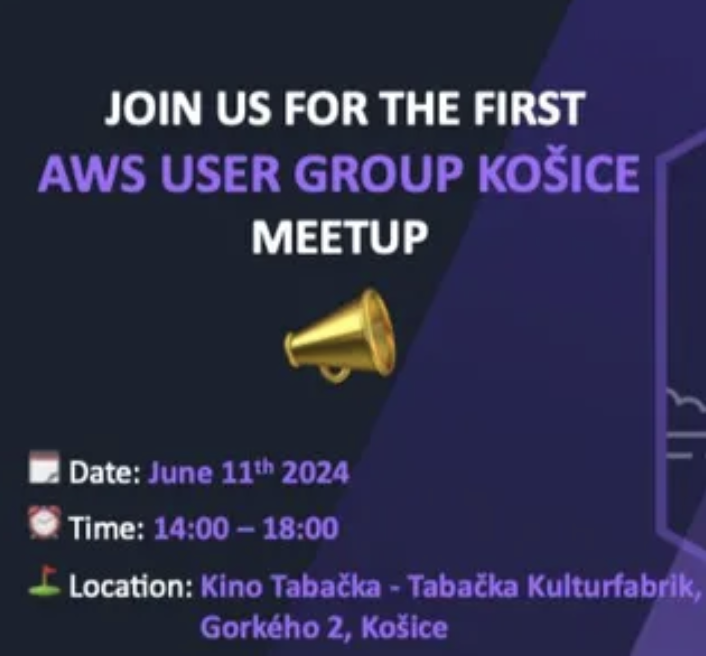 AWS User Group Košice meetup #1