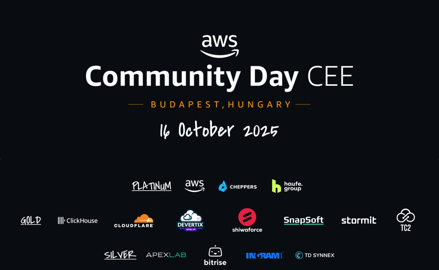 AWS Community Day CEE 2026